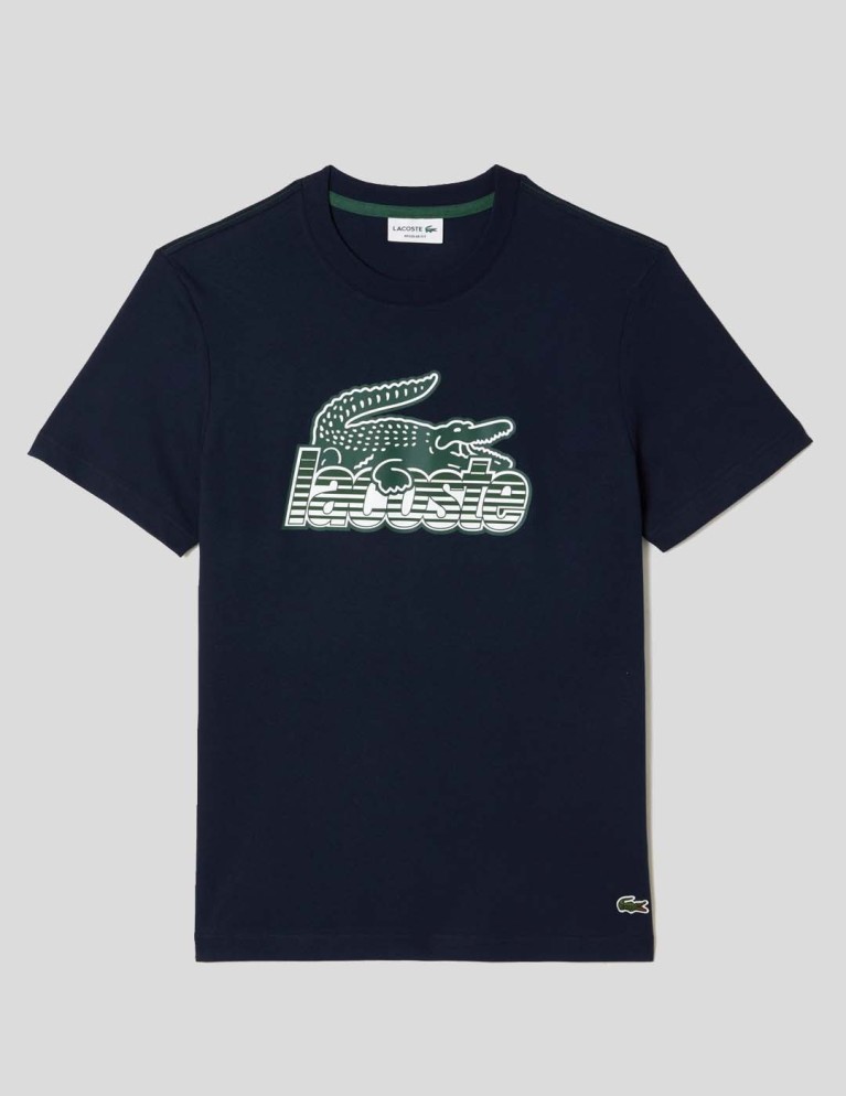 LA SOSTEGNO T-shirt in cotone con timbratura Marine